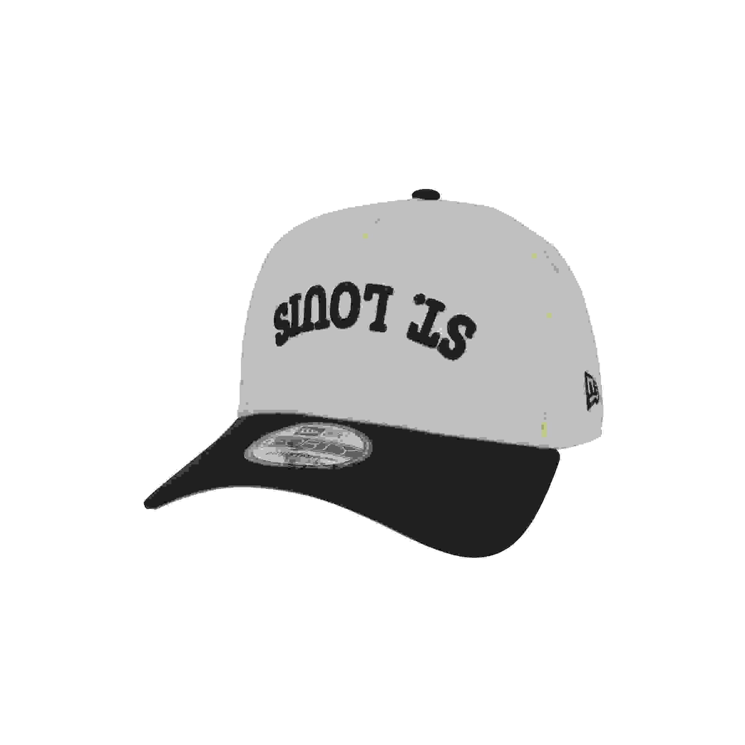 New Era St. Louis Cardinals 9FORTY Upside Down Off White/Black Snapback Hat